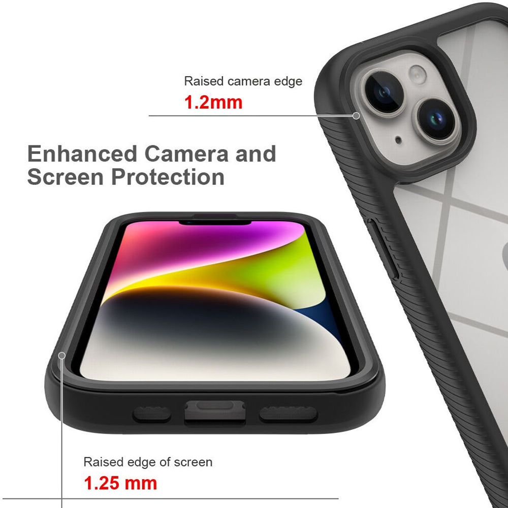 Capa para Apple iPhone 15 Plus, Techsuit, Defense360 Pro, Preta