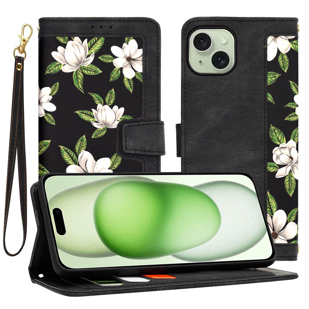 Capa para Apple iPhone 15 Plus, Techsuit, FlipCraft, Preta