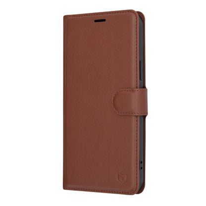 Capa para Apple iPhone 15 Plus, Techsuit, Leather Folio, Castanha