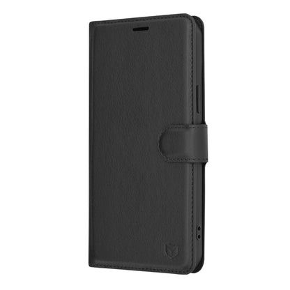 Capa para Apple iPhone 15 Plus, Techsuit, Leather Folio, Preta