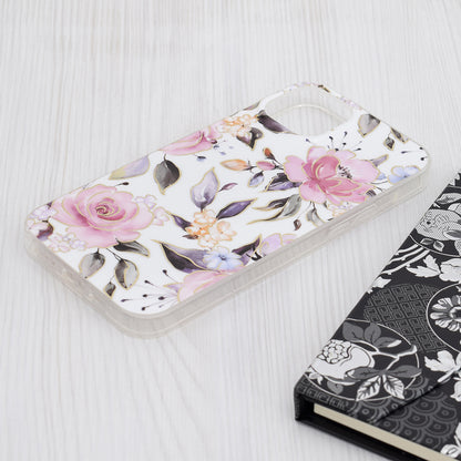 Capa para Apple iPhone 15 Plus, Techsuit, Marble, Branca