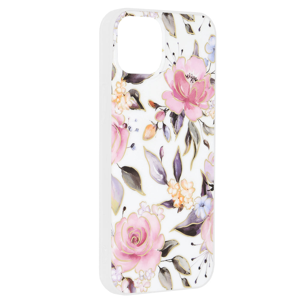 Capa para Apple iPhone 15 Plus, Techsuit, Marble, Branca