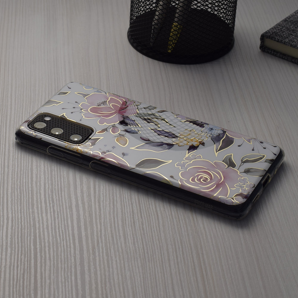 Capa para Apple iPhone 15 Plus, Techsuit, Marble, Branca