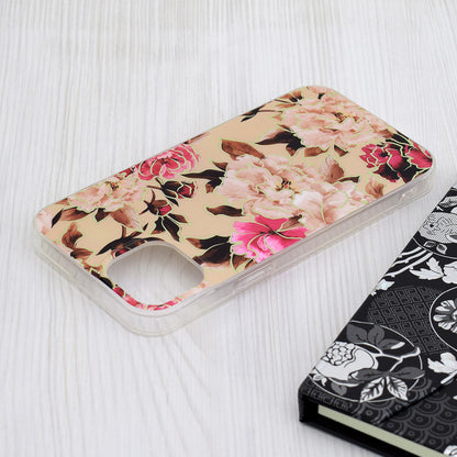 Capa para Apple iPhone 15 Plus, Techsuit, Marble, Bege