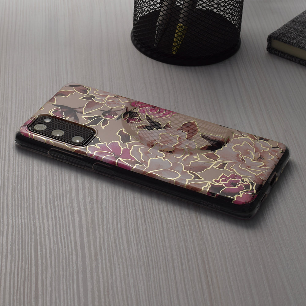 Capa para Apple iPhone 15 Plus, Techsuit, Marble, Bege
