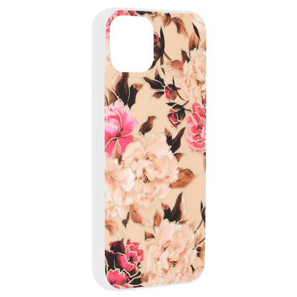 Capa para Apple iPhone 15 Plus, Techsuit, Marble, Bege