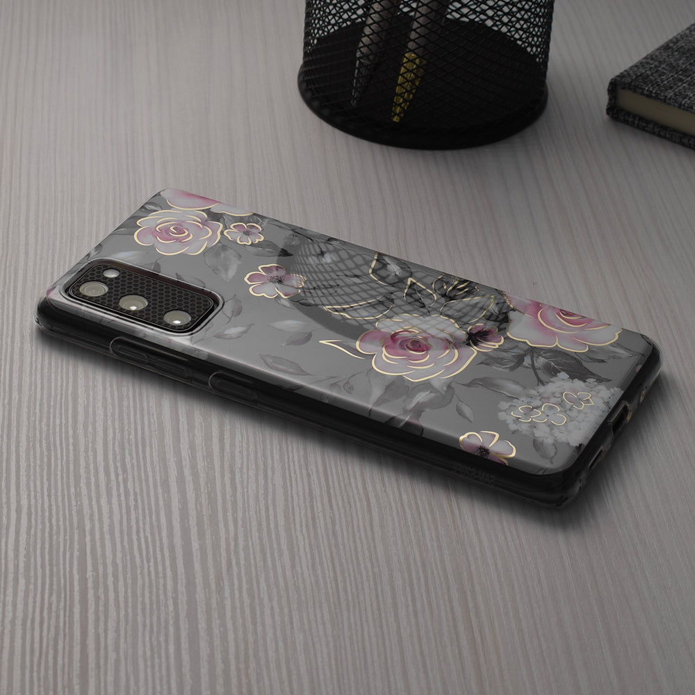 Capa para Apple iPhone 15 Plus, Techsuit, Marble, Cinzento
