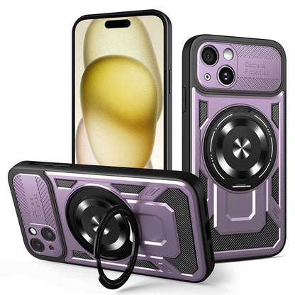 Capa para Apple iPhone 15 Plus, Techsuit, RuggedCam, Roxo