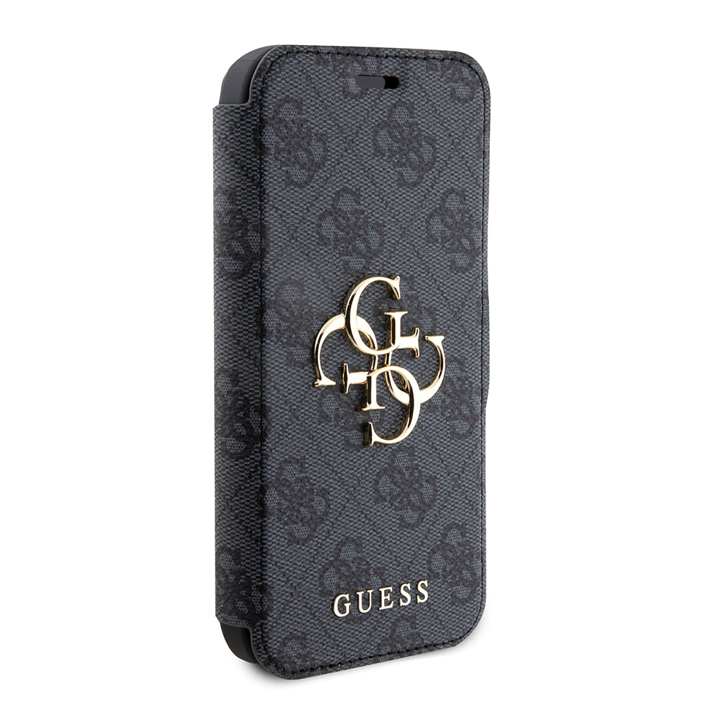 Capa para Apple iPhone 15 Pro, Guess, 4G Book, Cinzento