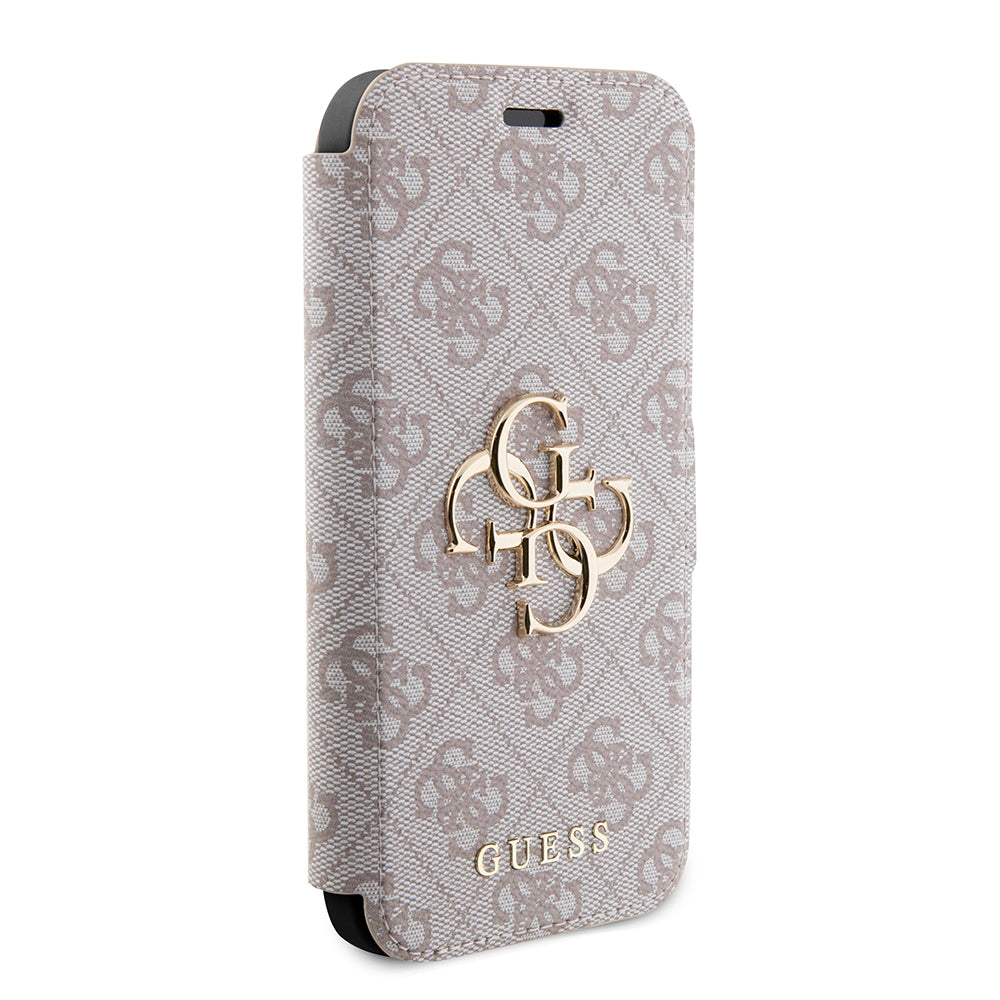 Capa para Apple iPhone 15 Pro, Guess, 4G Book, Rosa