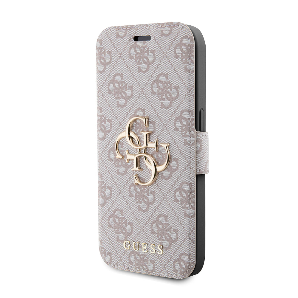 Capa para Apple iPhone 15 Pro, Guess, 4G Book, Rosa
