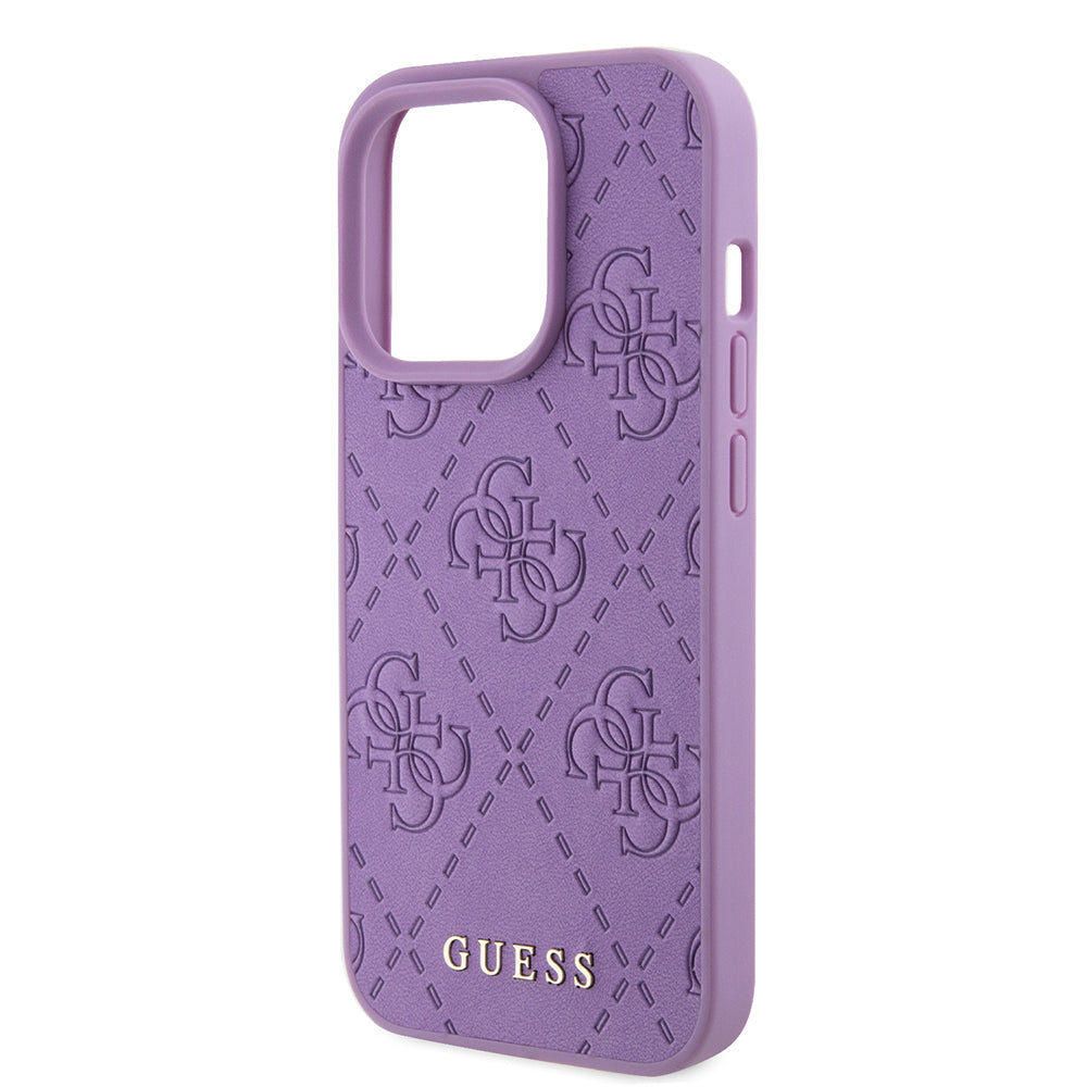 Capa para Apple iPhone 15 Pro, Guess, 4G Estampado, Lilás Claro