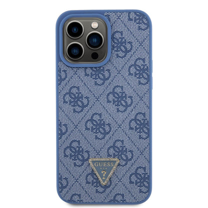 Capa para Apple iPhone 15 Pro, Guess, Crossbody 4G Metal Logo, Azul