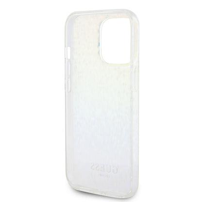 Capa para Apple iPhone 15 Pro, Guess, IML Faceted Mirror Disco Iridescent, Multicolor