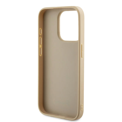 Capa para Apple iPhone 15 Pro Max, Guess, Saffiano Iridescent Script, Dourada