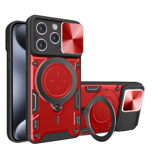 Capa para Apple iPhone 15 Pro Max, Techsuit, CamGuard Pro, Vermelha