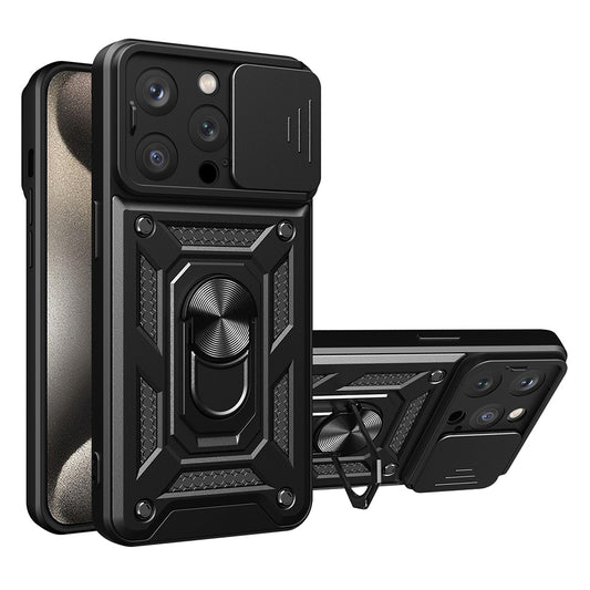 Capa para Apple iPhone 15 Pro Max, Techsuit, CamShield, Preta
