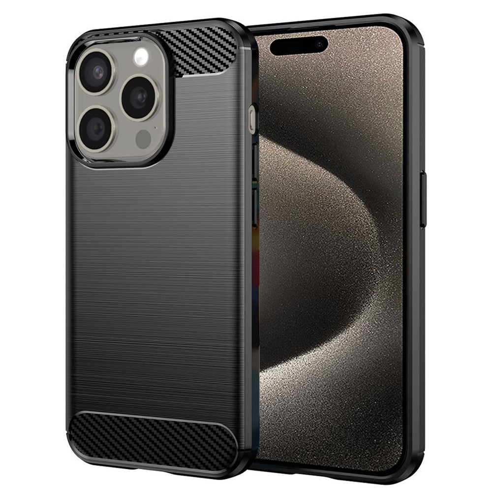 Capa para Apple iPhone 15 Pro Max, Techsuit, Carbono, Preta