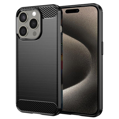 Capa para Apple iPhone 15 Pro Max, Techsuit, Carbono, Preta