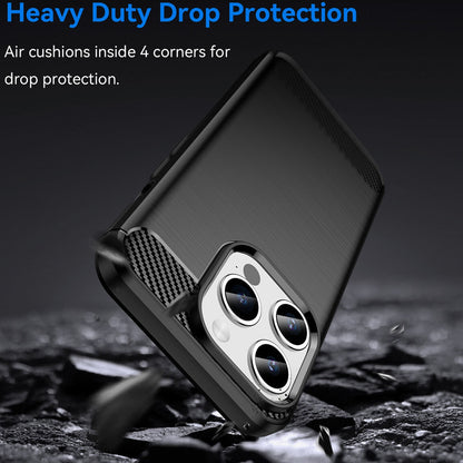 Capa para Apple iPhone 15 Pro Max, Techsuit, Carbono, Preta