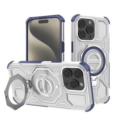 Capa para Apple iPhone 15 Pro Max, Techsuit, Carbon Shield Pro, Azul