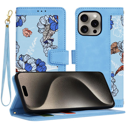 Capa para Apple iPhone 15 Pro Max, Techsuit, FlipCraft, Azul