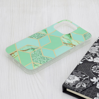 Capa para Apple iPhone 15 Pro Max, Techsuit, Marble, Verde