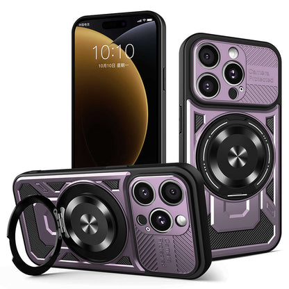 Capa para Apple iPhone 15 Pro Max, Techsuit, RuggedCam, Roxo