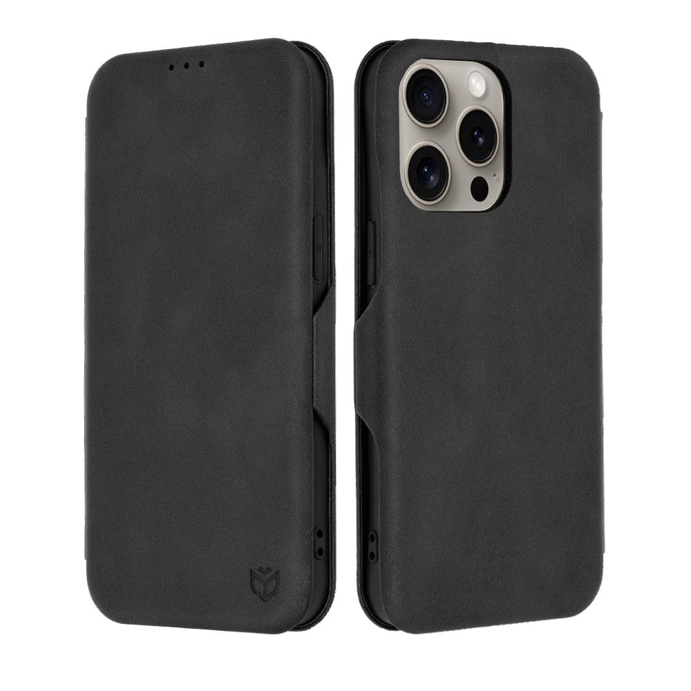 Capa para Apple iPhone 15 Pro Max, Techsuit, Safe Wallet Plus, Preta