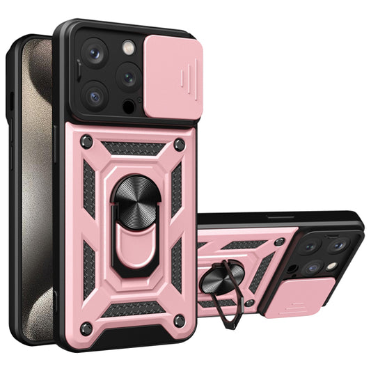 Capa para Apple iPhone 15 Pro, Techsuit, CamShield, Rosa