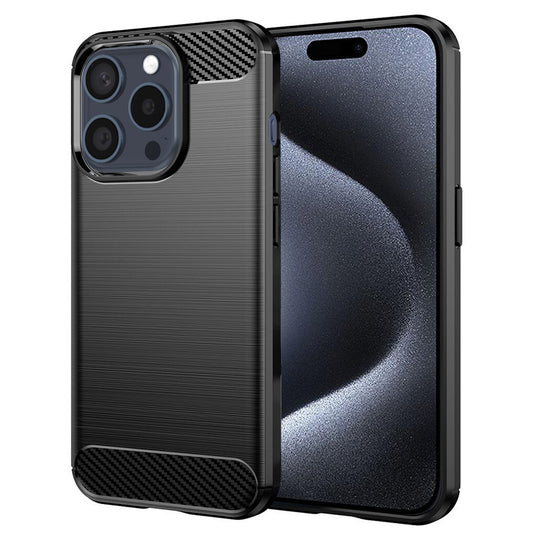 Capa para Apple iPhone 15 Pro, Techsuit, Carbono, Preta