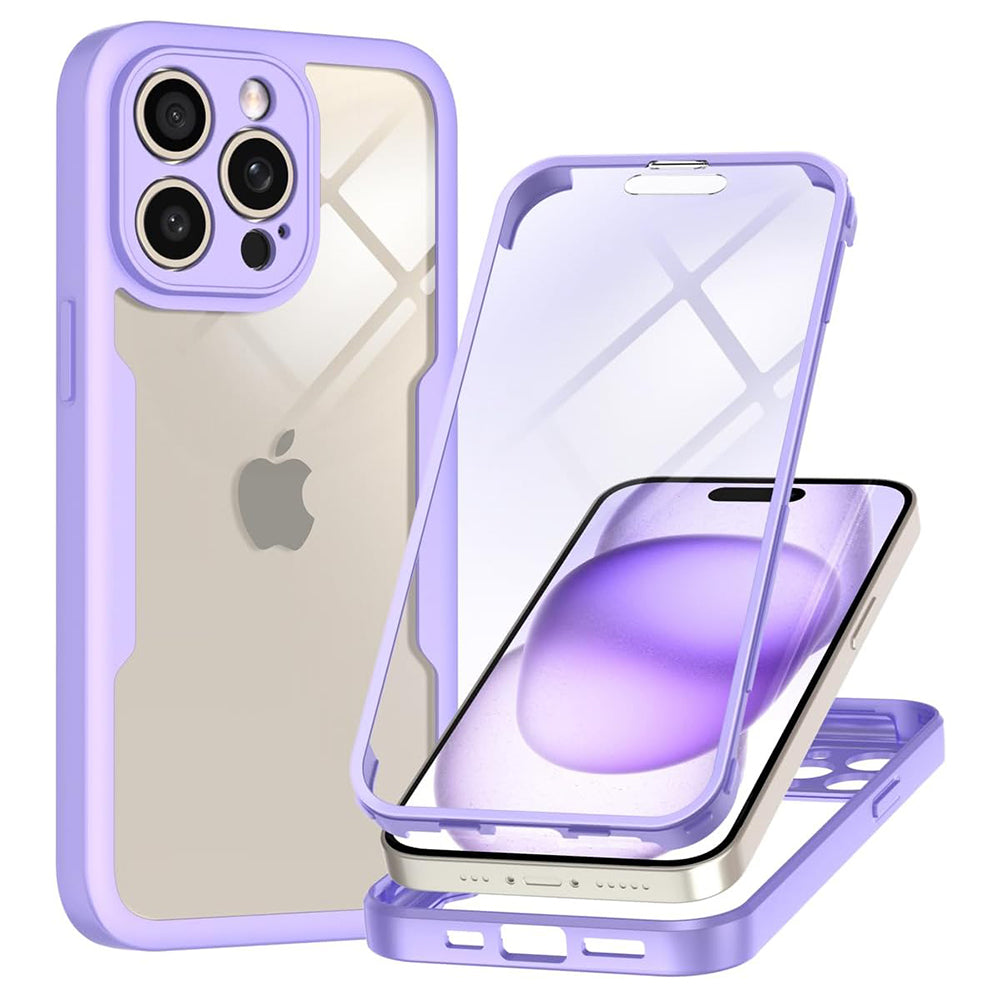 Capa para Apple iPhone 15 Pro, Techsuit, ColorVerse 360, Roxo