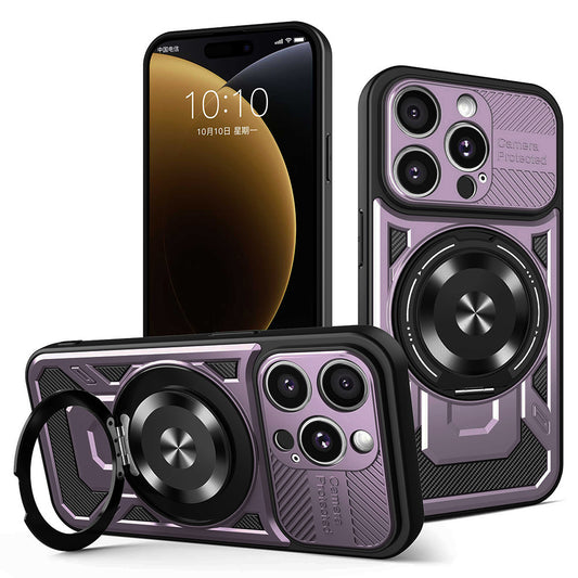 Capa para Apple iPhone 15 Pro, Techsuit, RuggedCam, Roxo