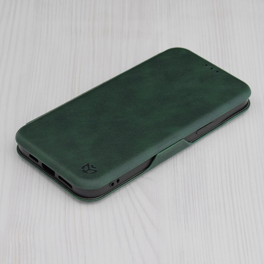 Capa para Apple iPhone 15 Pro, Techsuit, Safe Wallet Plus, Verde