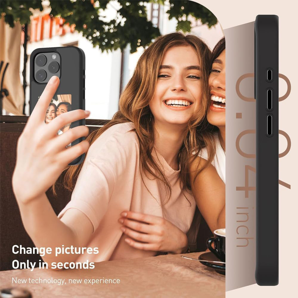 Capa para Apple iPhone 15 Pro, Techsuit, SmartScreen NFC, Preta