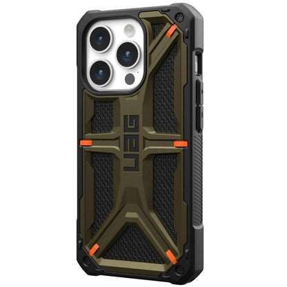 Capa para Apple iPhone 15 Pro, Urban Armor Gear, Monarch Kevlar, Verde