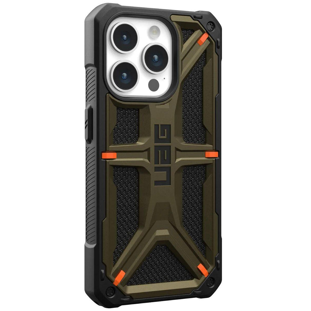 Capa para Apple iPhone 15 Pro, Urban Armor Gear, Monarch Kevlar, Verde