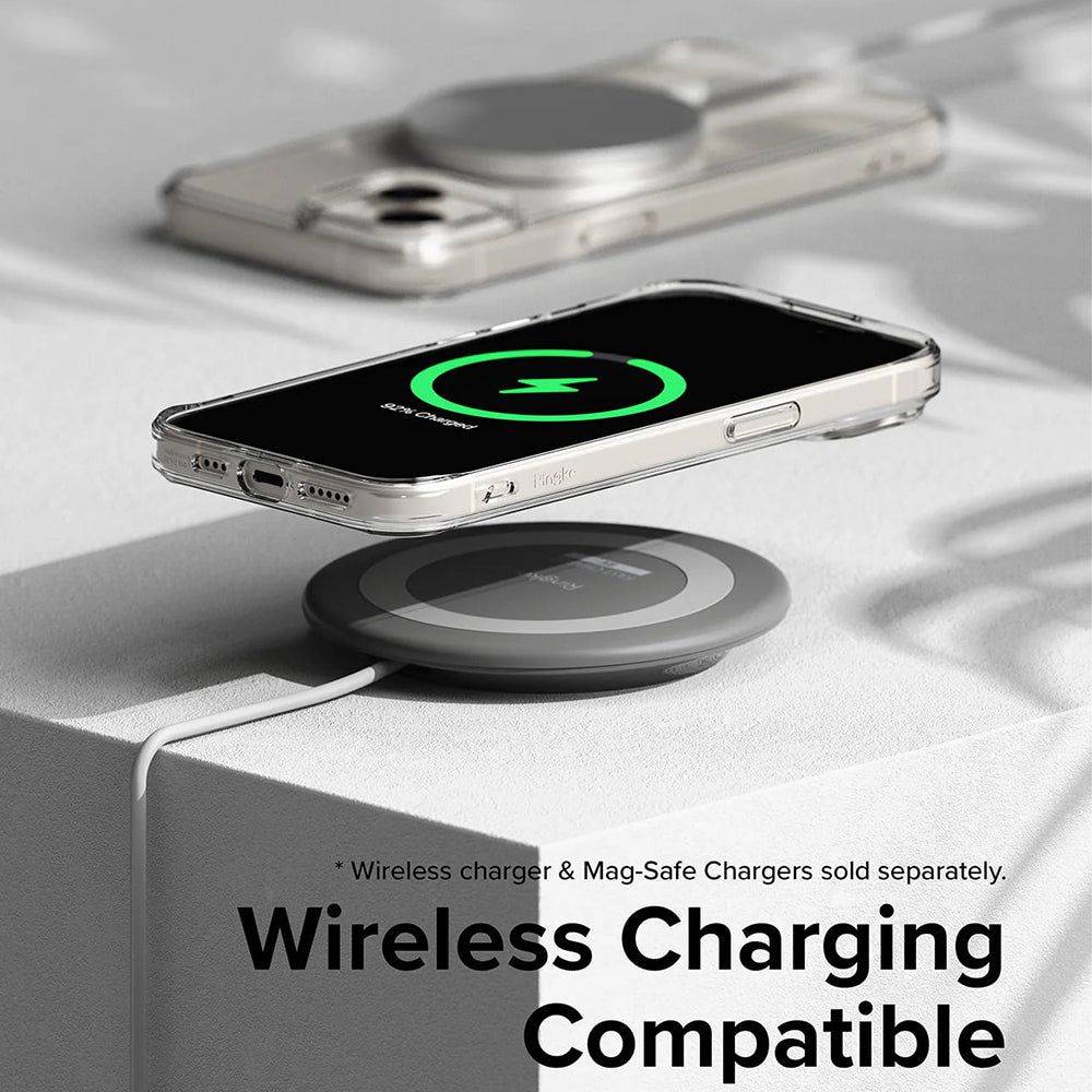 Capa para Apple iPhone 15, Ringke, Fusion, Transparente
