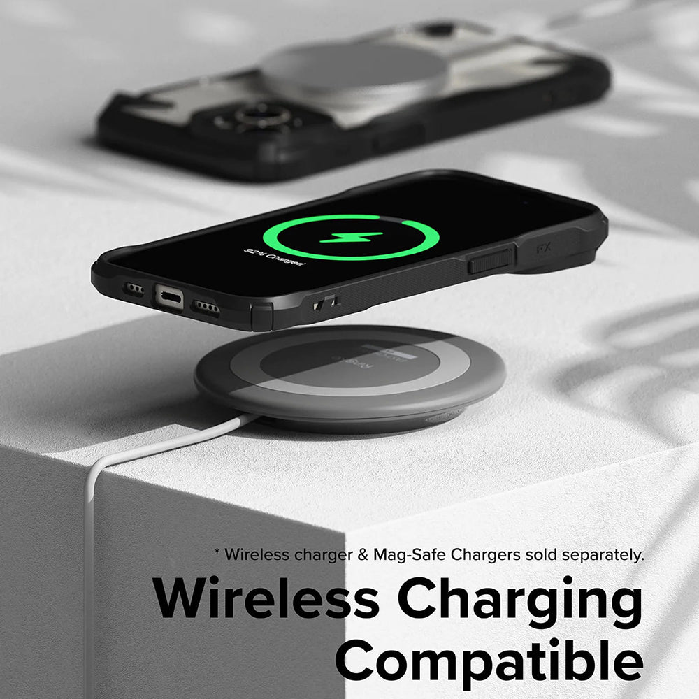 Capa para Apple iPhone 15, Ringke, Fusion X, Preta