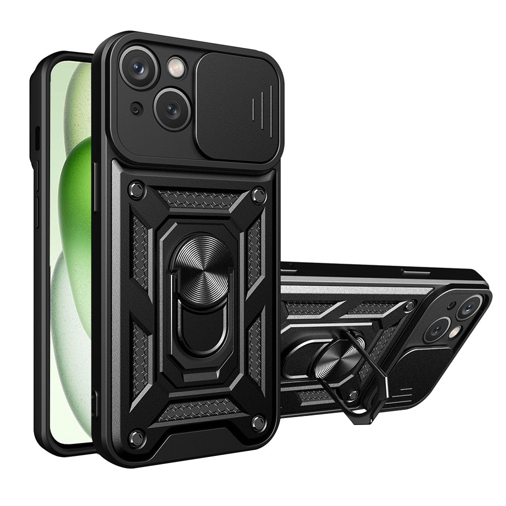 Capa para Apple iPhone 15, Techsuit, CamShield, Preta