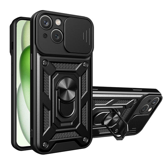 Capa para Apple iPhone 15, Techsuit, CamShield, Preta