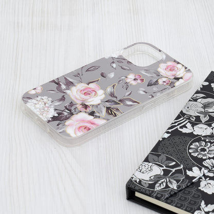 Capa para Apple iPhone 15, Techsuit, Marble, Cinzento