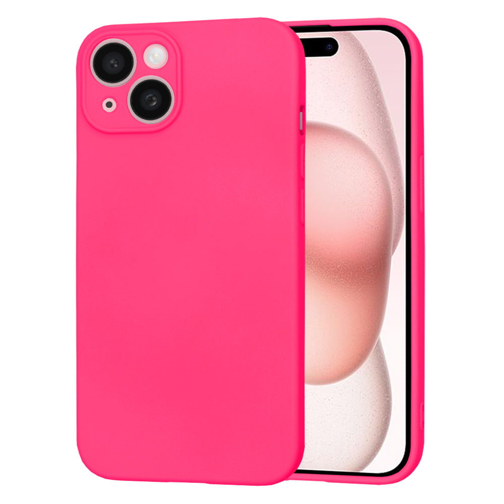 Capa para Apple iPhone 15, Techsuit, SoftFlex, Rosa Escuro