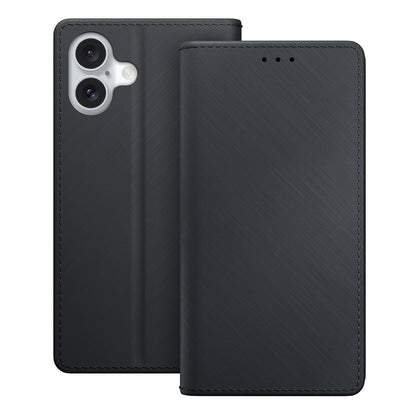 Capa para Apple iPhone 16, 3MK, Carteira, Preta