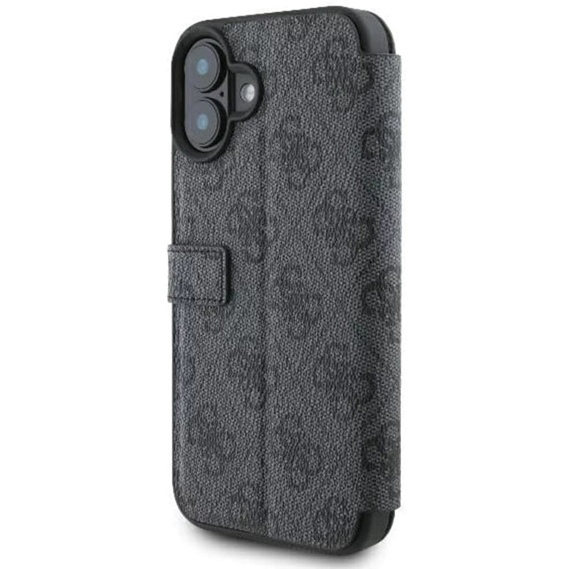 Capa para Apple iPhone 16, Guess, 4G Book, Preta