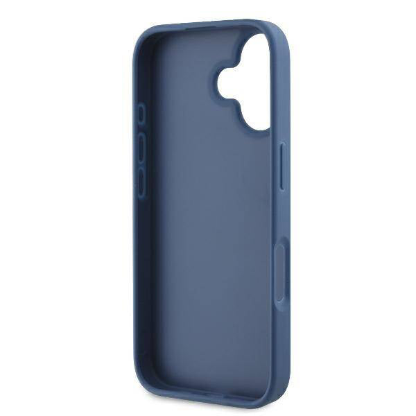 Capa para Apple iPhone 16, Guess, 4G Bottom Stripe, Azul