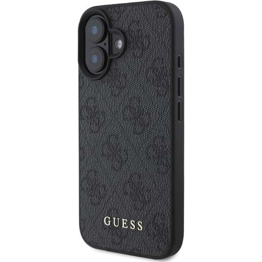 Capa para Apple iPhone 16, Guess, 4G Classic, Preta