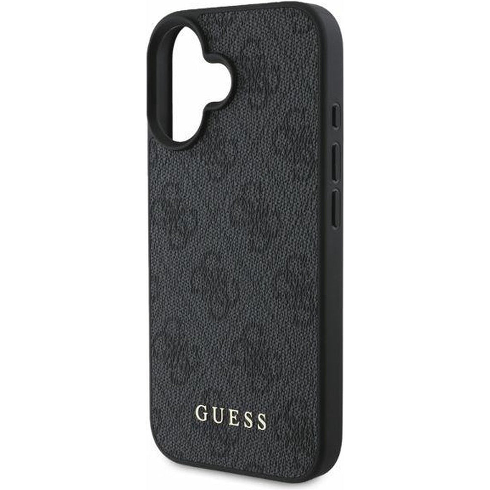 Capa para Apple iPhone 16, Guess, 4G Classic, Preta