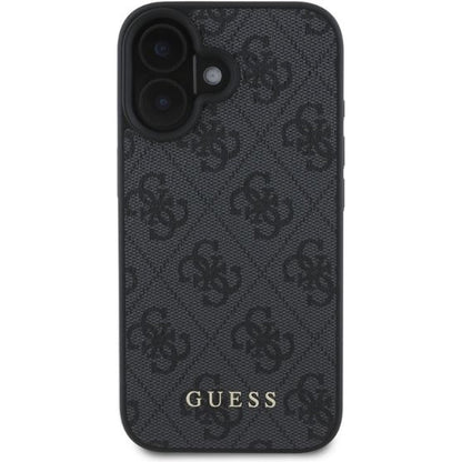 Capa para Apple iPhone 16, Guess, 4G Classic, Preta