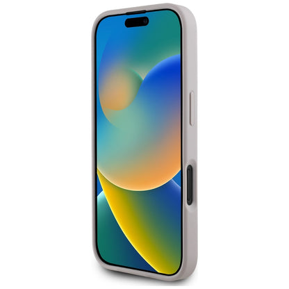 Capa para Apple iPhone 16, Guess, 4G Grained Roses Big Logo, Roxo